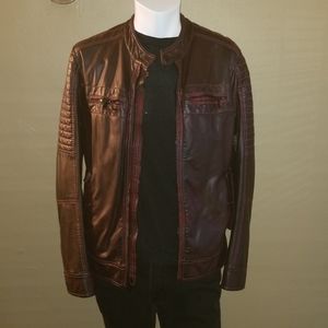 Men's Express Faux Leather Jacket